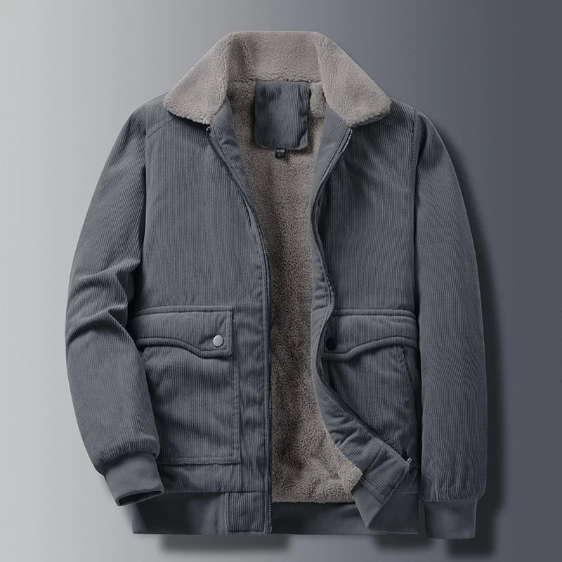 Connor | Classic Corduroy Jacket for Men with Soft Fleece