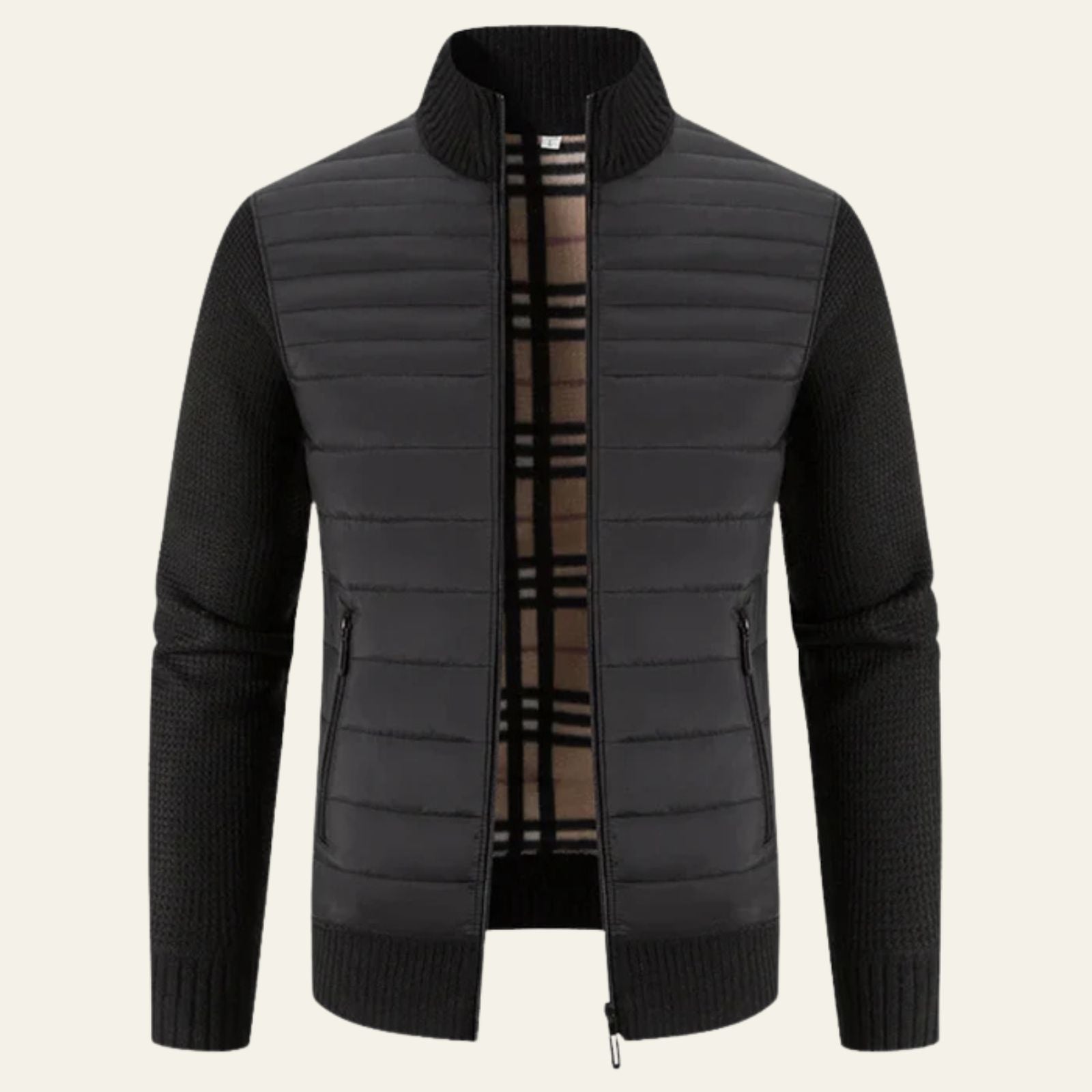 Logan | Stylish Men's Jacket Hybrid Puffer for Versatile Layering