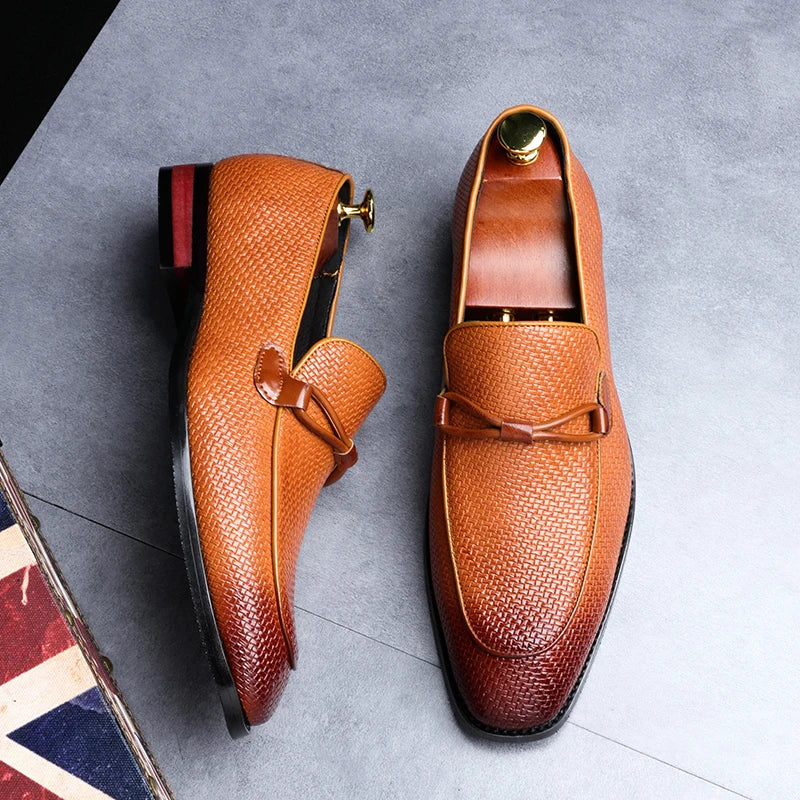 Boreal Ridge | Stylish Men's Loafers with Textured Design