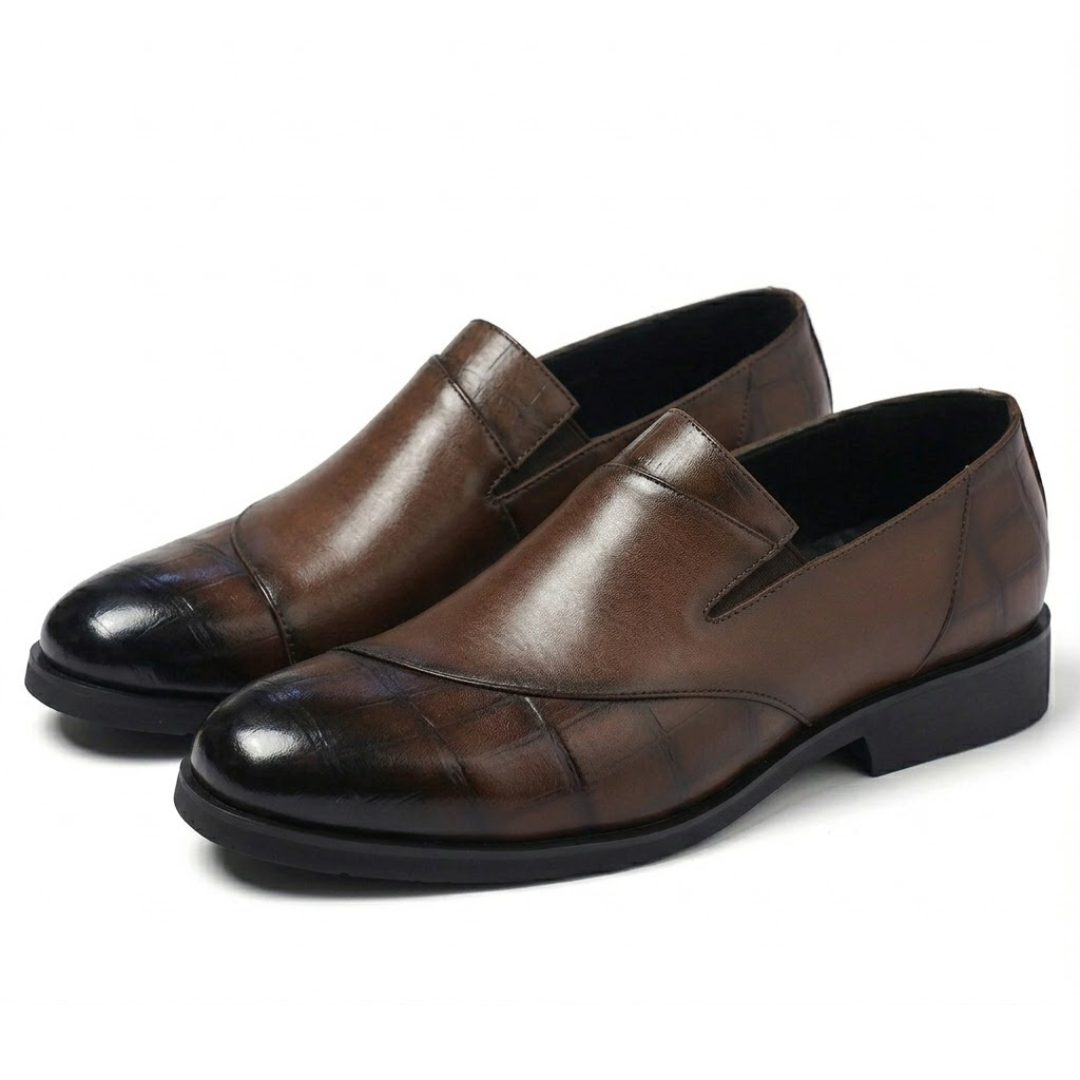 Boreal Ridge | Stylish Men's Loafers with Textured Detailing