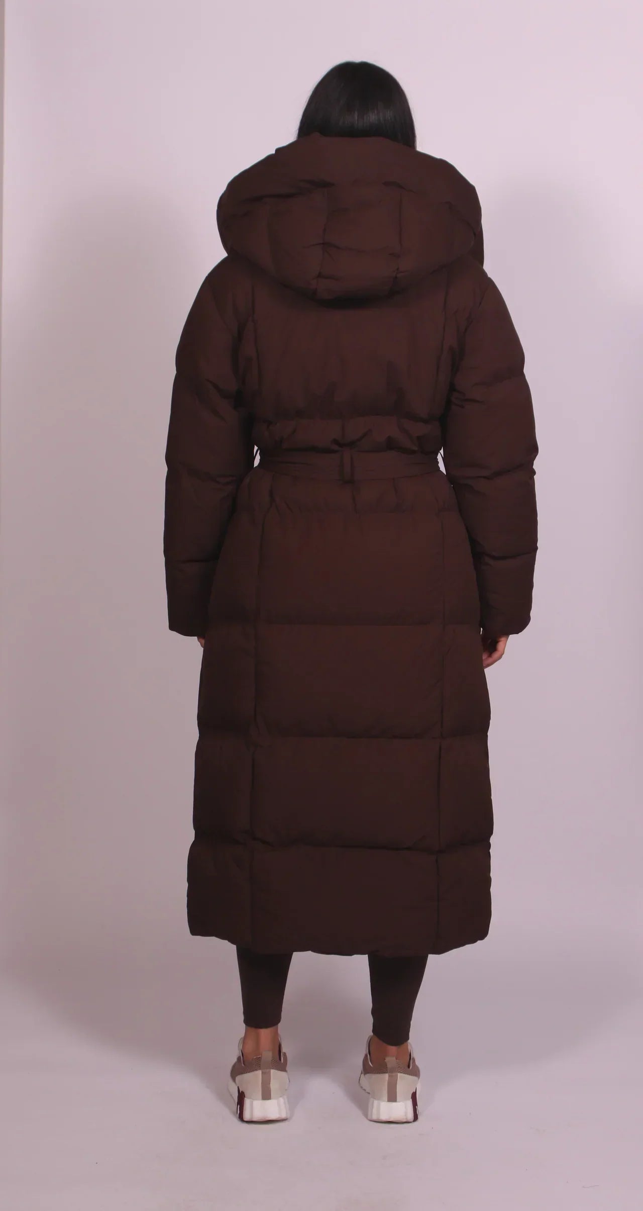 Alpine North | Long Belted Puffer Coat