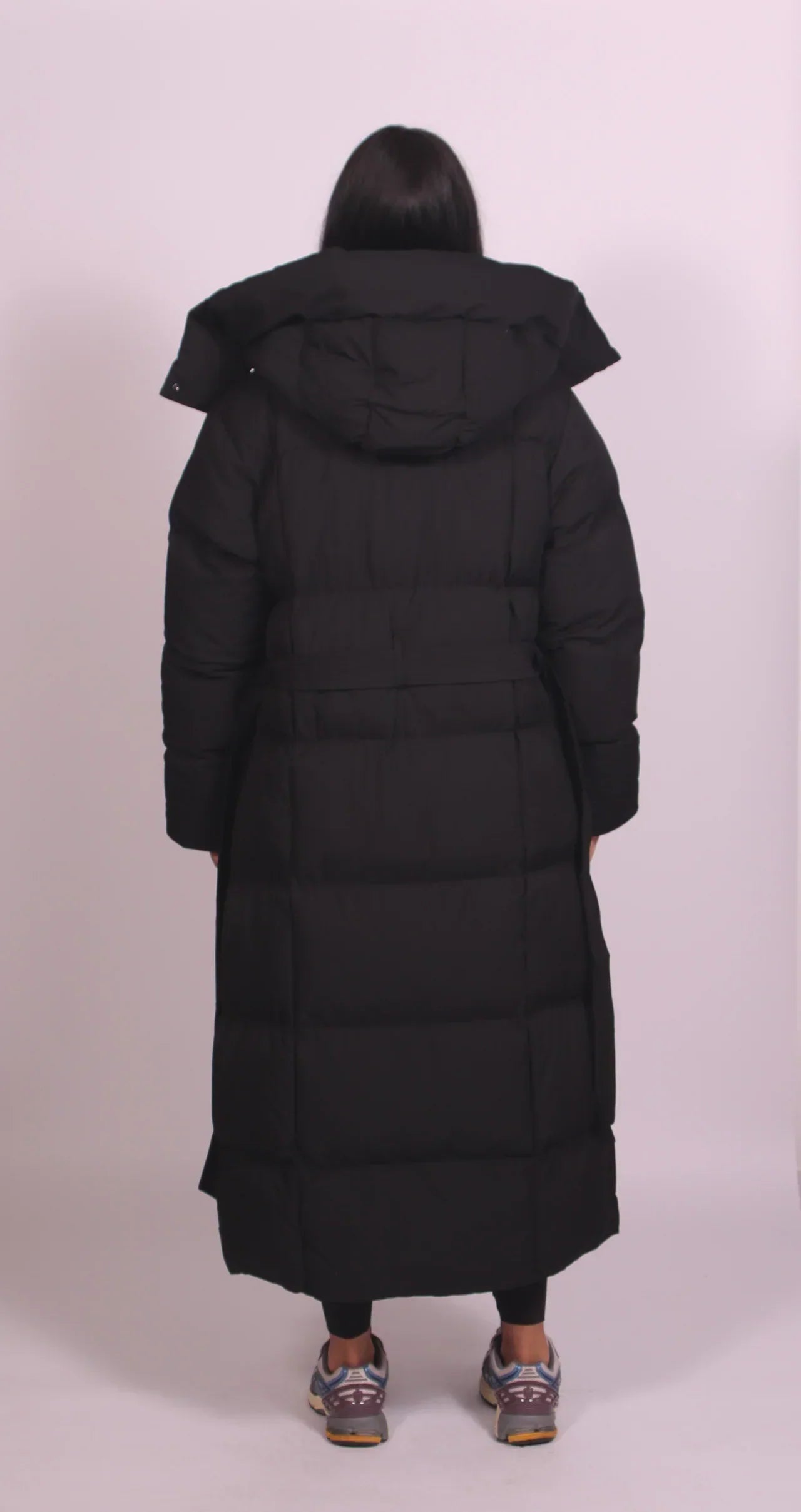 Alpine North | Long Belted Puffer Coat
