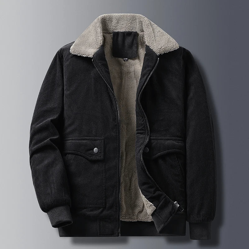 Connor | Classic Corduroy Jacket for Men with Soft Fleece