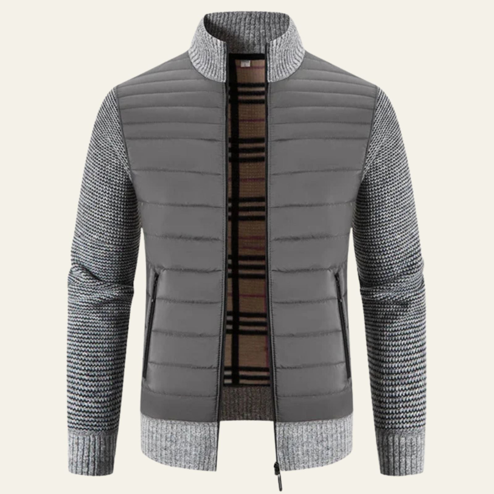 Logan | Stylish Men's Jacket Hybrid Puffer for Versatile Layering