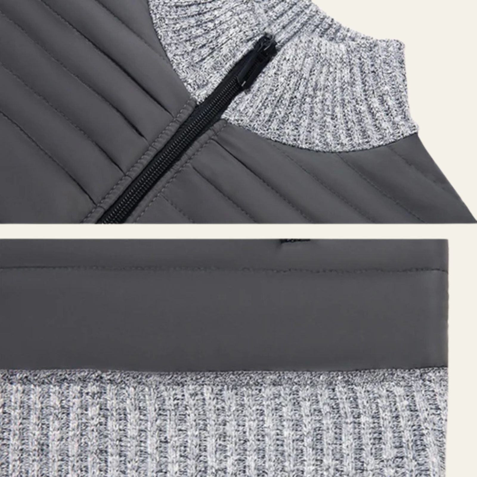 Logan | Stylish Men's Jacket Hybrid Puffer for Versatile Layering