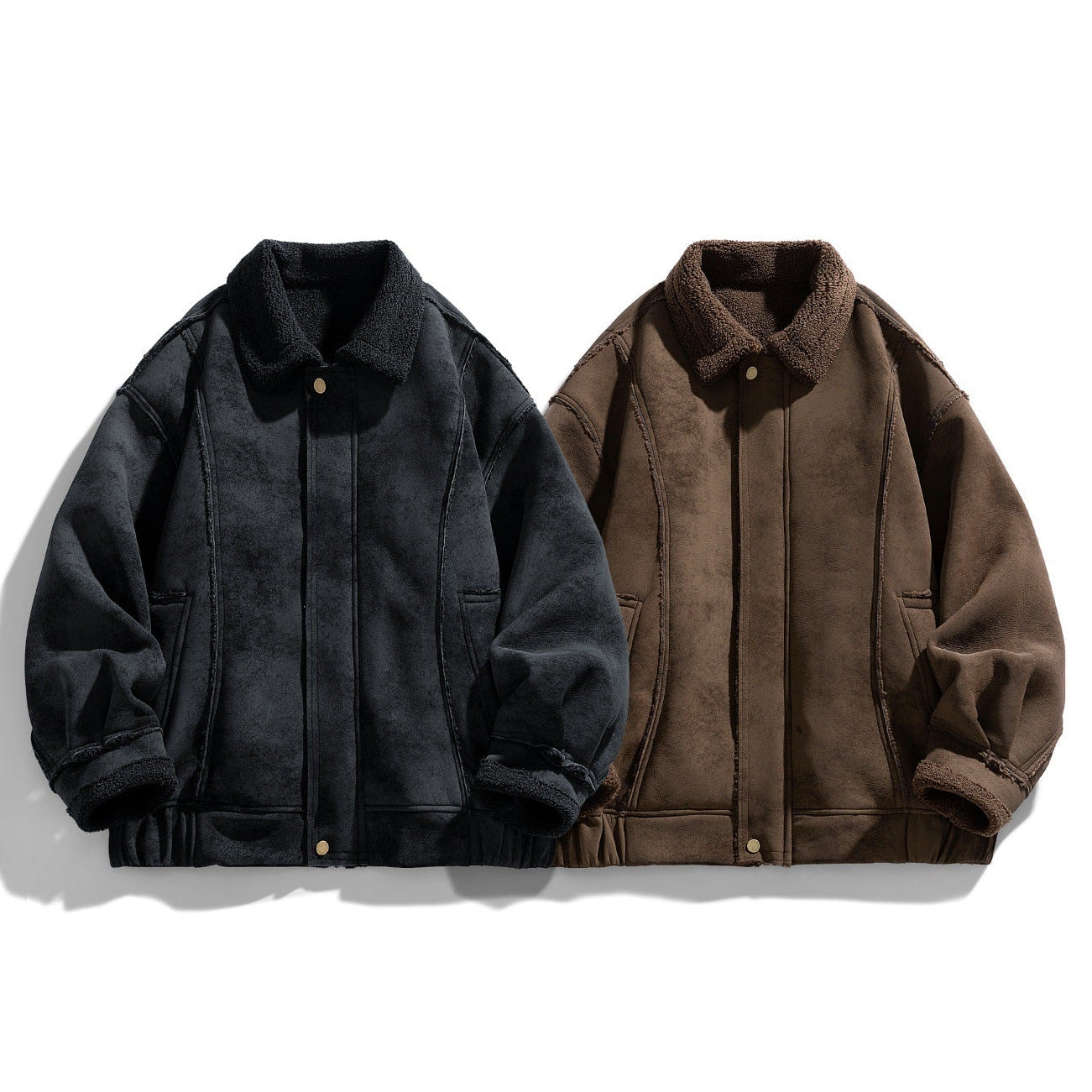Boreal Ridge | Marksen Suede Shearling Jacket