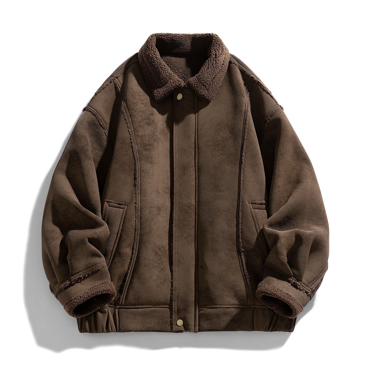 Boreal Ridge | Marksen Suede Shearling Jacket