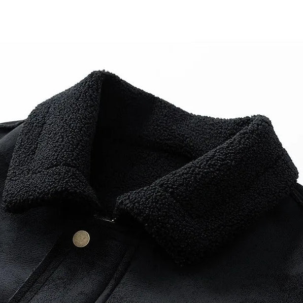 Boreal Ridge | Marksen Suede Shearling Jacket