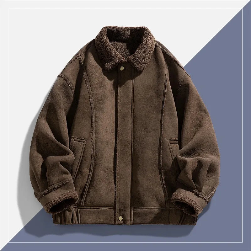Boreal Ridge | Marksen Suede Shearling Jacket