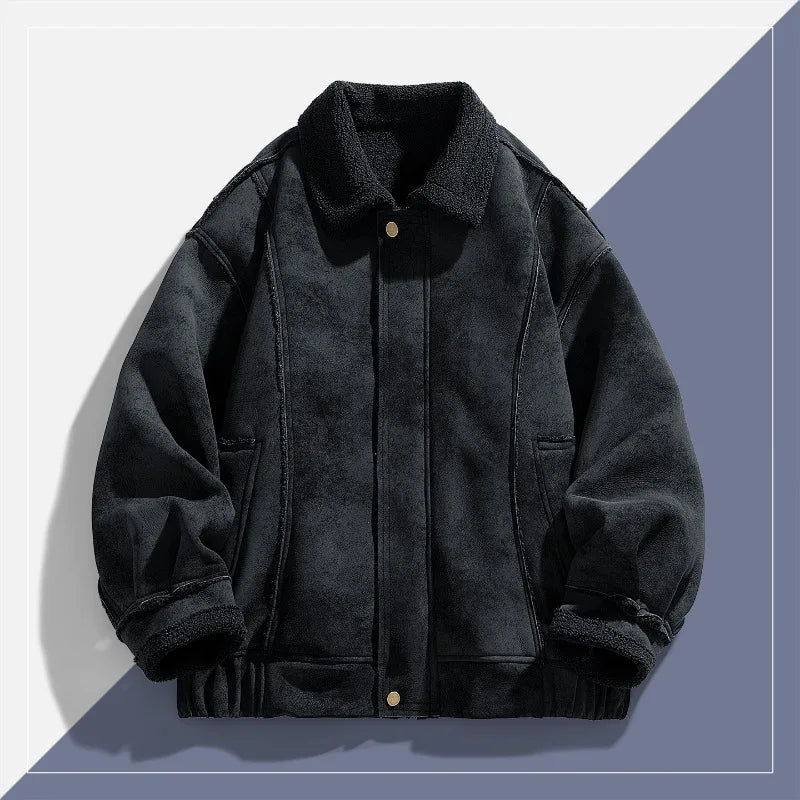 Boreal Ridge | Marksen Suede Shearling Jacket